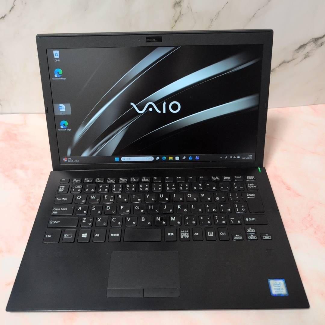 VAIO Pro PG 第8世代 高速SSD/i5 軽量薄型 Office付き VAIO Pro PG 第8世代core i5 8GB SSD Office Office付き 即納 初心者に
