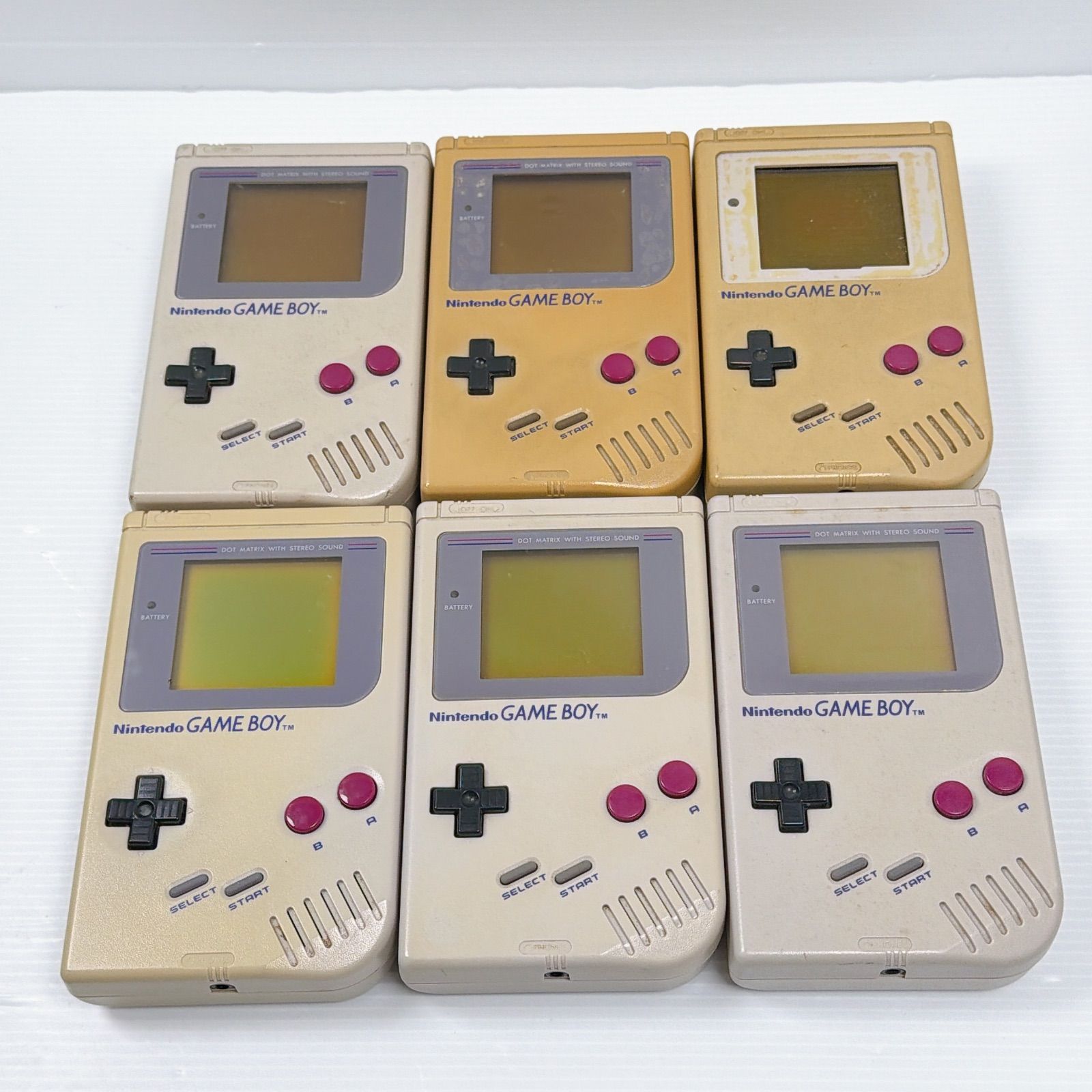 ゲームボーイ Nintendo Gameboy DMG-01 6台 基盤あり ニンテンドー 初代ゲームボーイ