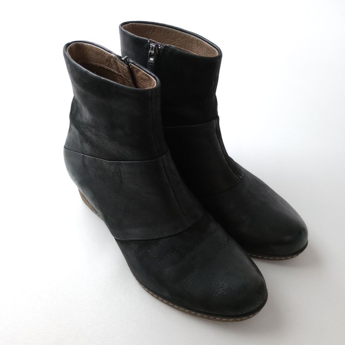 ダンスコ　dansko ブラックショートブーツ 合成ゴム製 レインブーツ　38 ダンスコ dansko ブラックショートブーツ 合成ゴム製 レインブーツ 38