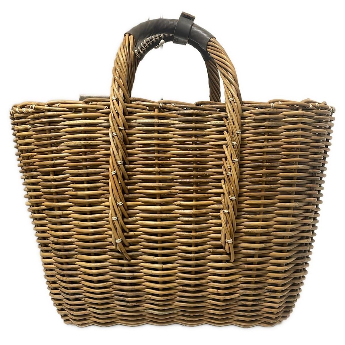 エバゴス　かご袋　ベージュ ebagos エバゴス 防水キャンバス・カゴ袋ハンド