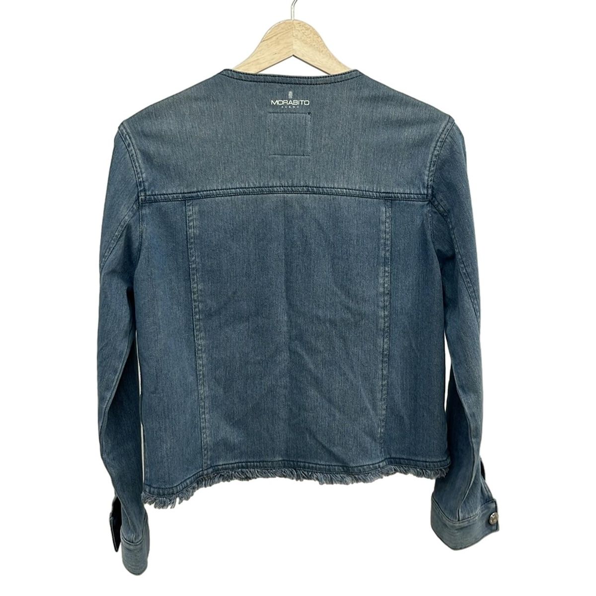モラビト Gジャン サイズ38 M レディース - ライトブルー 長袖 春 秋