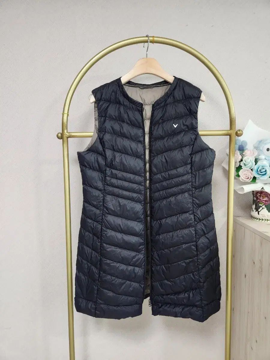 キャロウェイ レディース ロング 軽量 ダウン ベスト ブラック - メルカリ