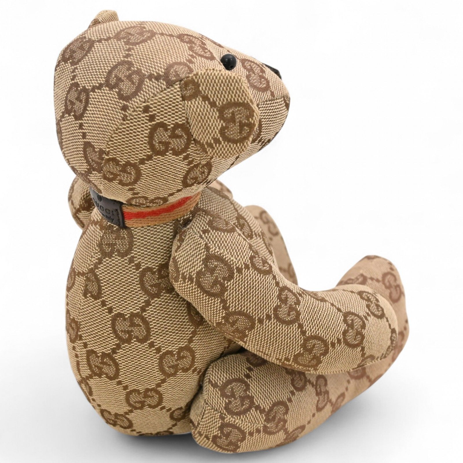 グッチ GGキャンバス テディベア ぬいぐるみ くま Aランク gu3113cc