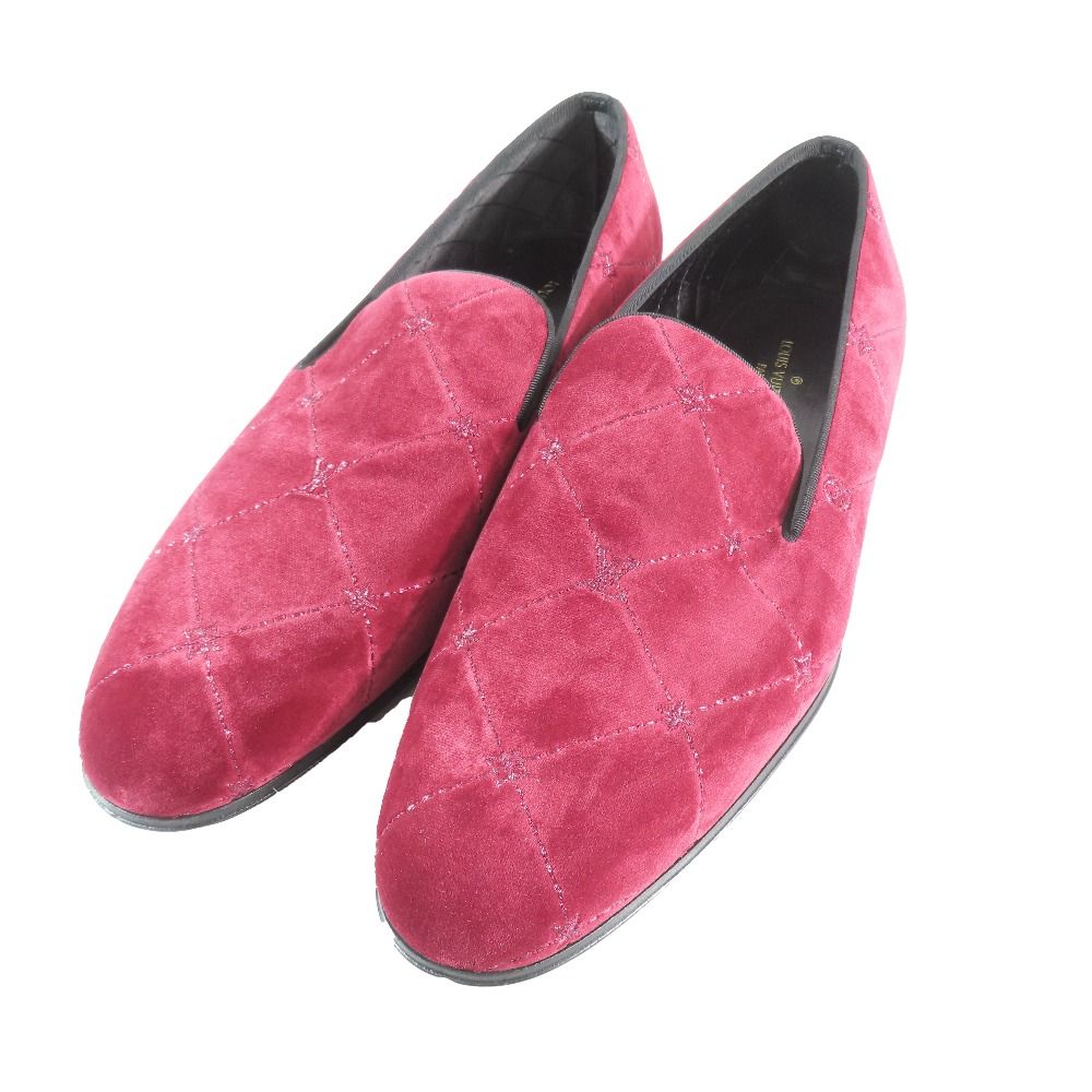 未使用 LOUIS VUITTON ルイヴィトン ベロア LVモノグラム刺繍