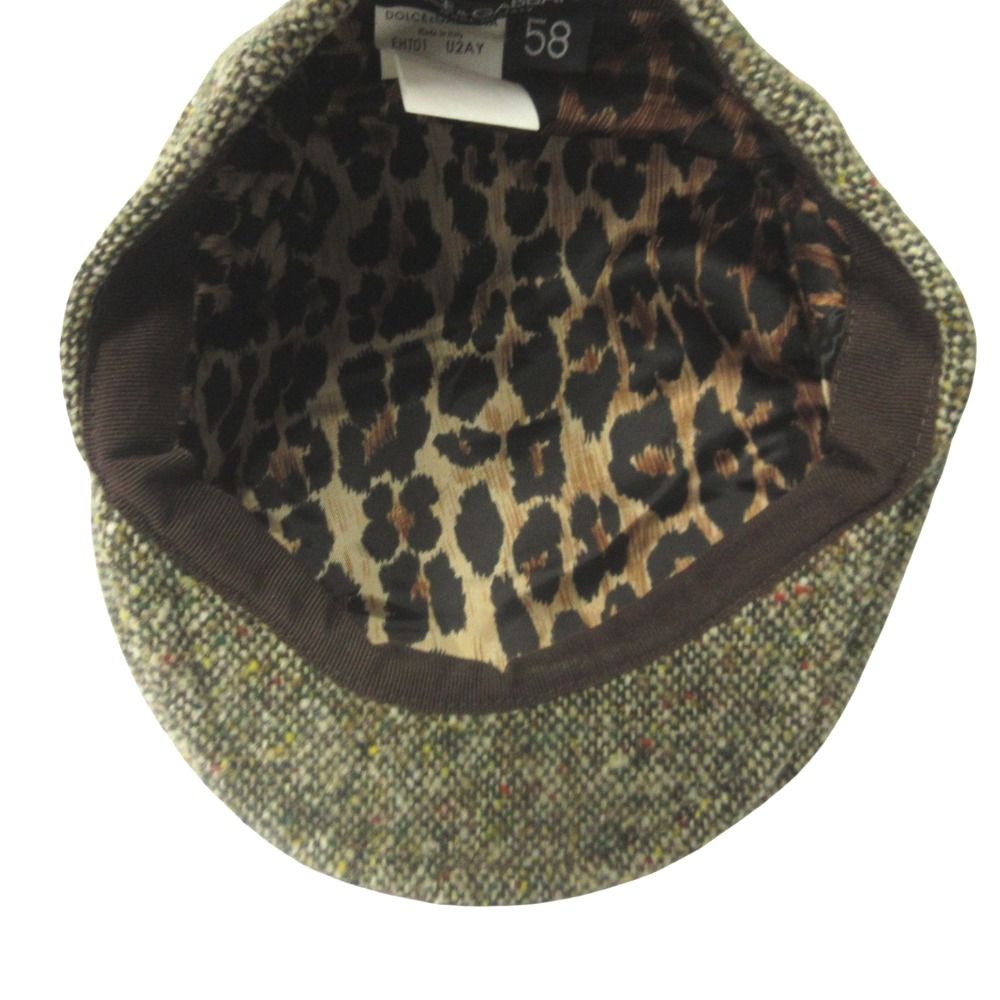 良品 DOLCE&GABBANA ドルチェ&ガッバーナ 00's ツイード ハンチング