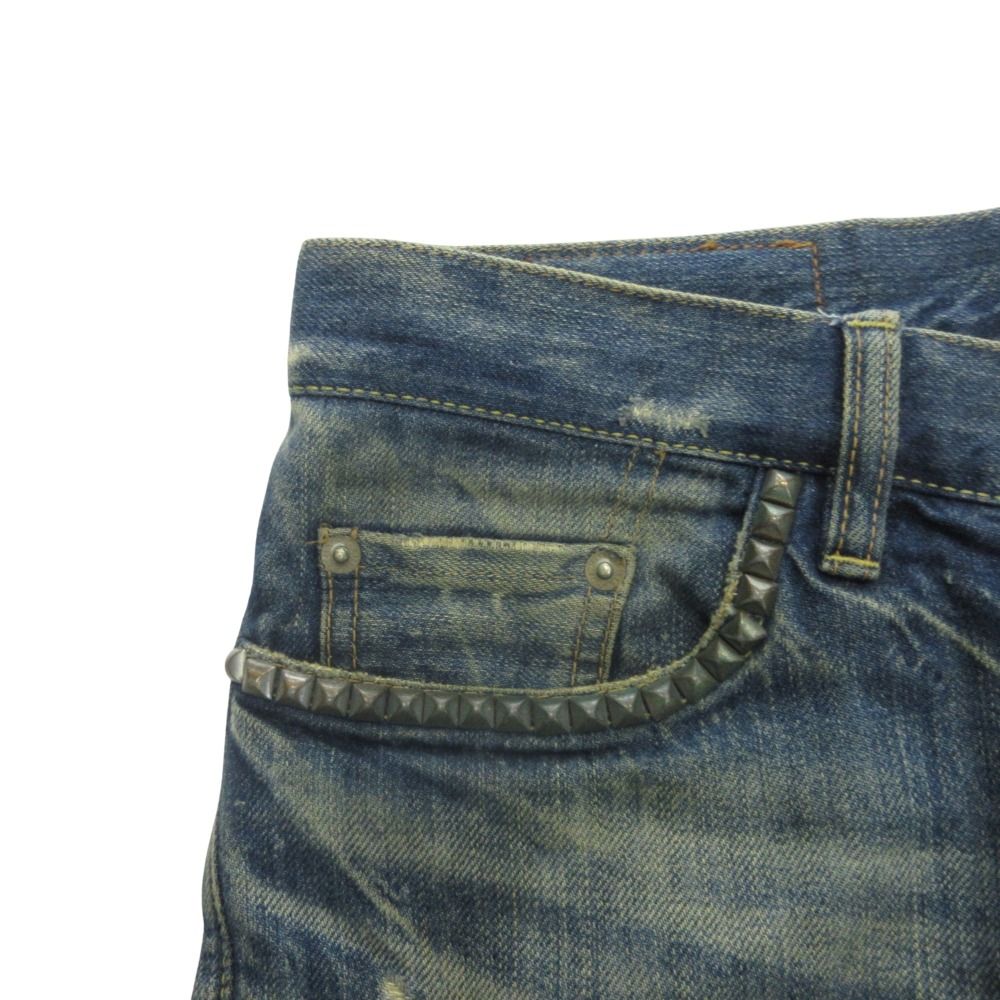 HYSTERIC GLAMOUR ヒステリックグラマー スタッズ デニム パンツ