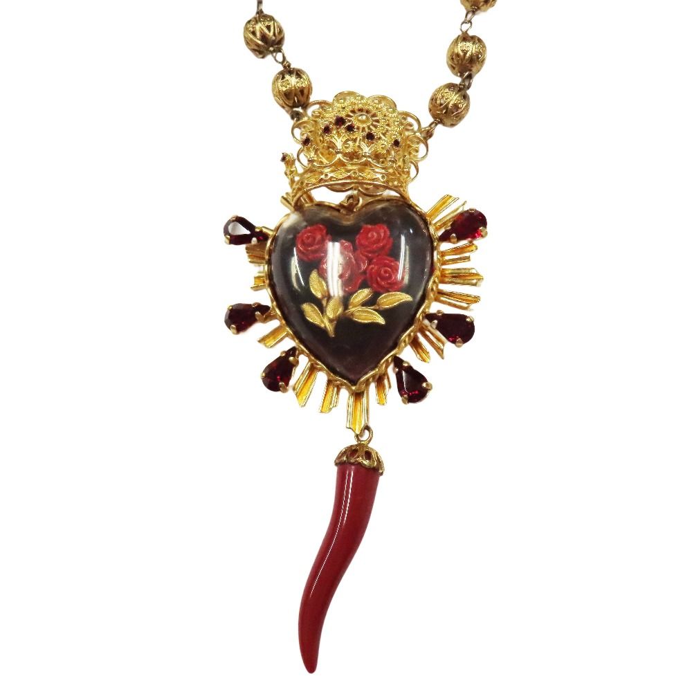 未使用 DOLCE&GABBANA ドルチェアンドガッバーナ ハート ローズ