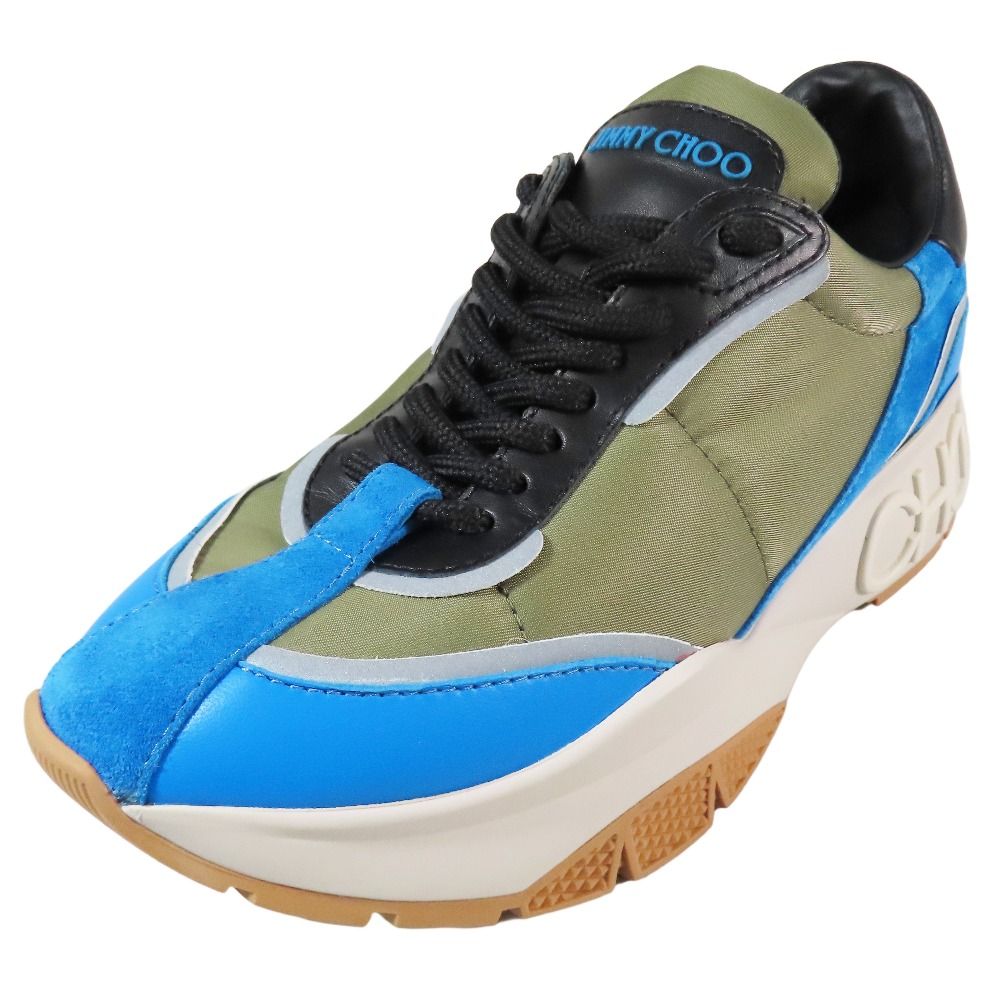 未使用 JIMMY CHOO ジミーチュウ RAINE ローカット スニーカー