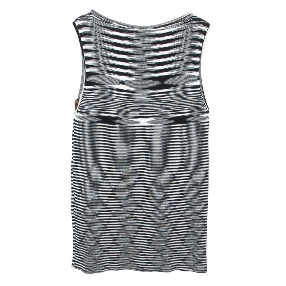 美品 MISSONI ミッソーニ アカーディガン ノースリーブニット