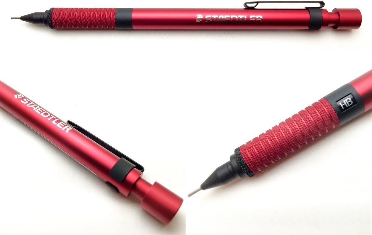 2000本 ステッドラー マイスターリミテッドエディション 0 5 mm 製図用シャープペンシル レッド