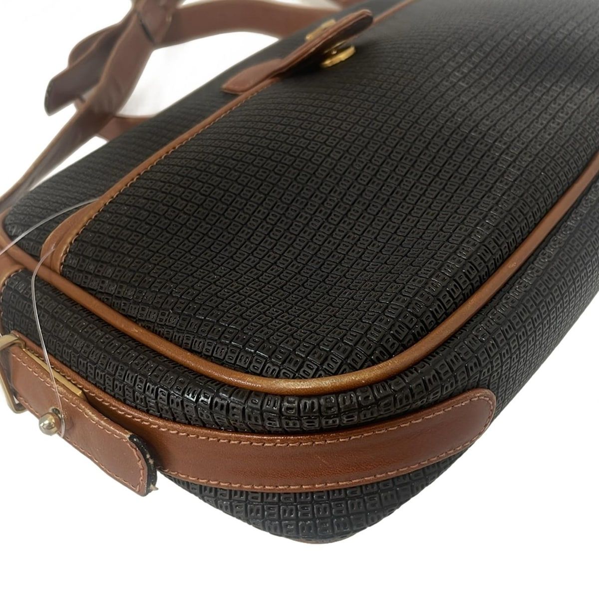 BALLY バリー レザー ショルダーバッグ ブラウン レディース Bally 