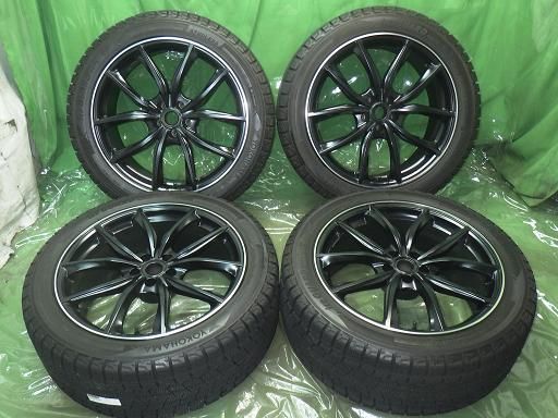 スタッドレス 20年製 バリ山 アルミ 20インチ ヨコハマ アイスガードG 075