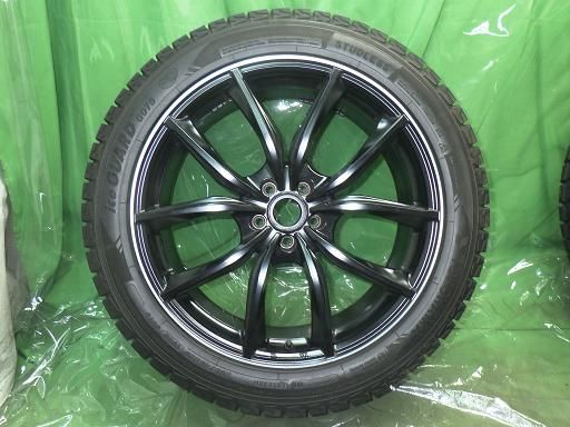 スタッドレス 20年製 バリ山 アルミ 20インチ ヨコハマ アイスガードG 075