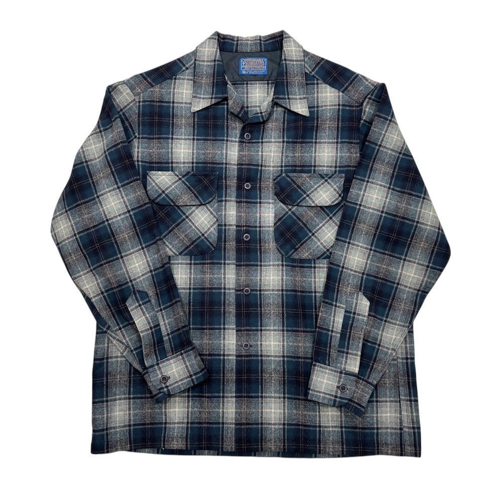 70s PENDLETON Wool Shirt Large USA製 オンブレ - メルカリ