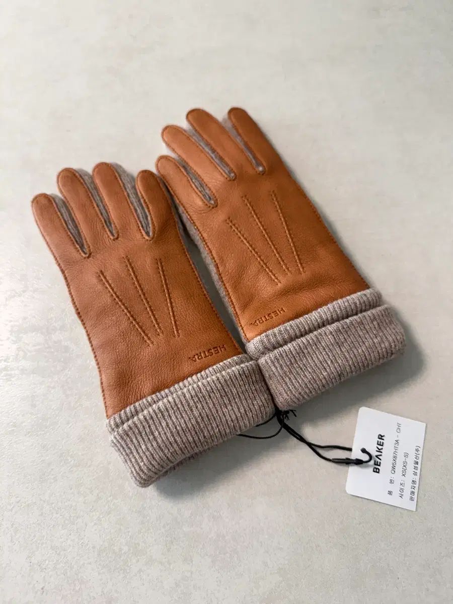 ヘストラ 手袋 コルクベージュ 6 靴