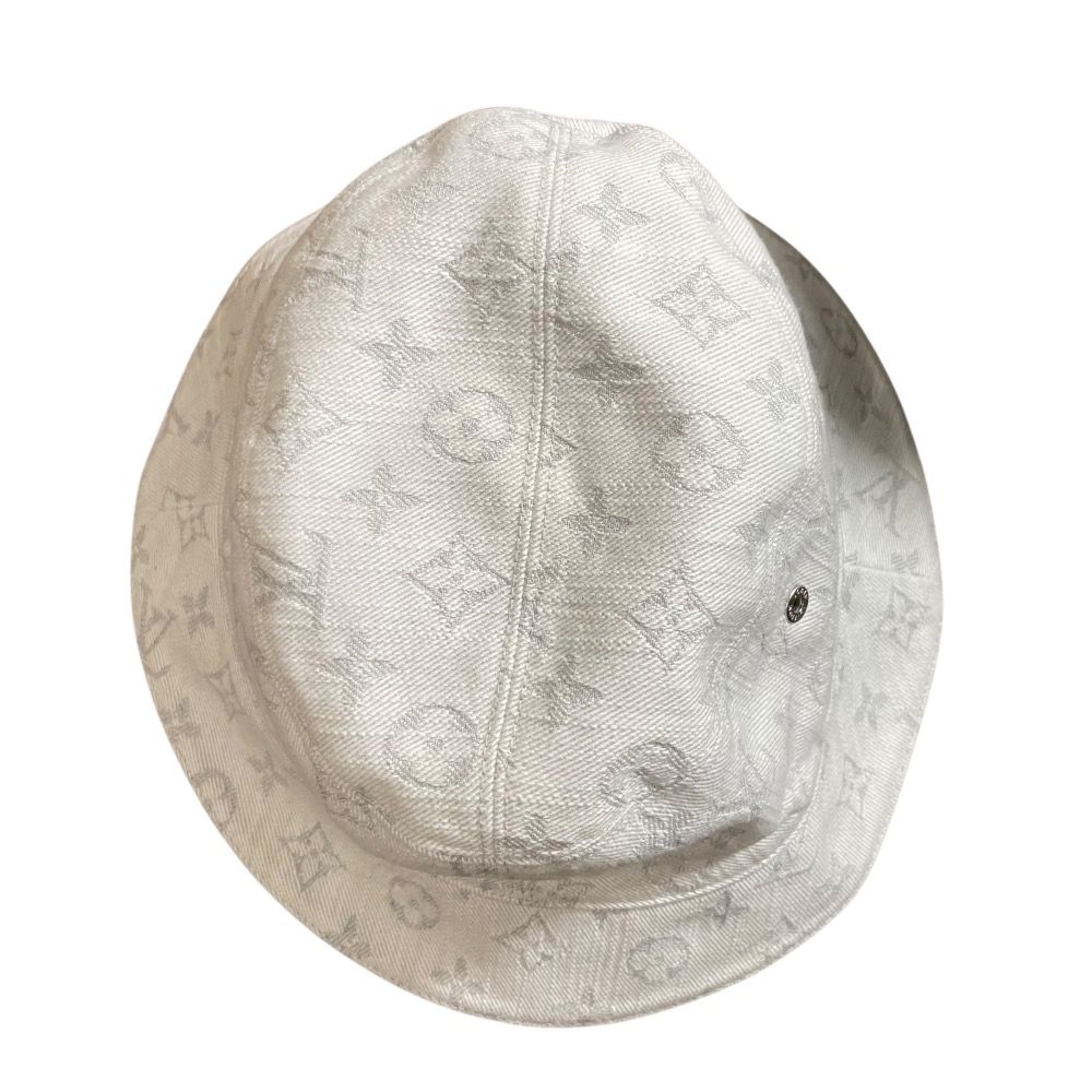 良品 LOUIS VUITTON ルイヴィトン シャポーモノグラム デニム バケット