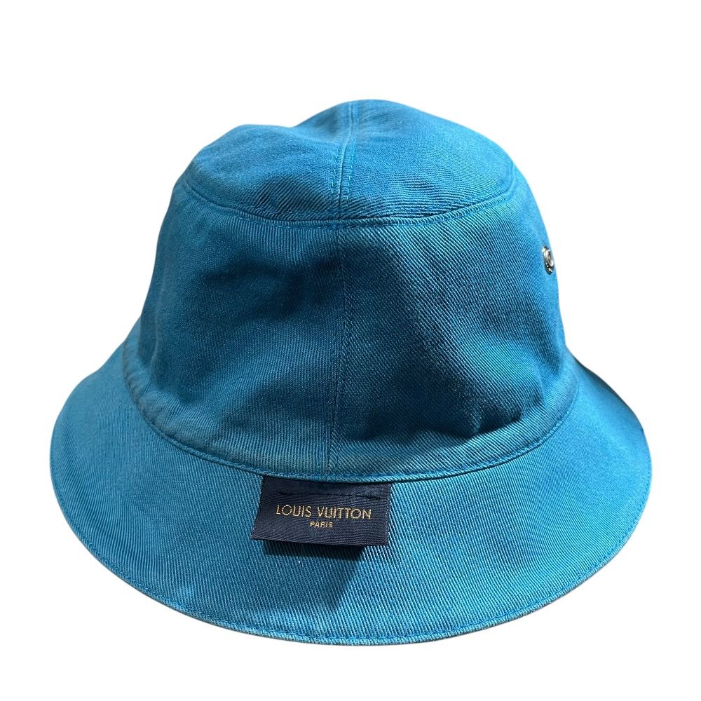 良品 LOUIS VUITTON ルイヴィトン シャポーモノグラム デニム バケット