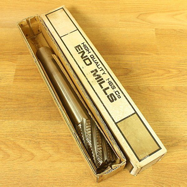 OSG●エンドミル Φ50 刃長100 mm 全長353 シャンク径42 大型 ハイス HSS