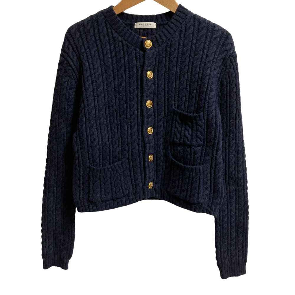 新品同様 MACPHEE マカフィー ハイブリッドコットンケーブル クルー