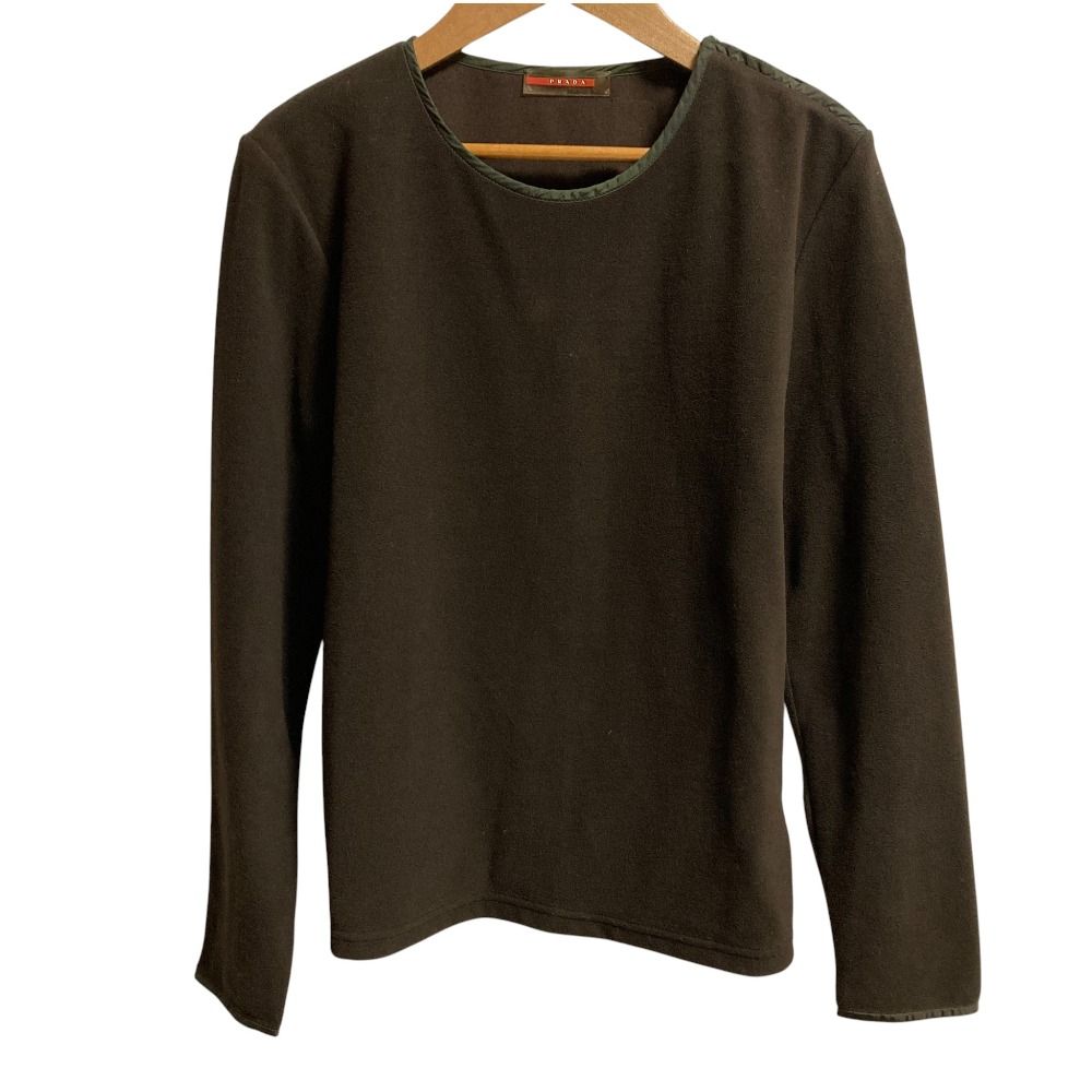 美品 PRADA SPOTRTS プラダスポーツ ロングスリーブ フリース