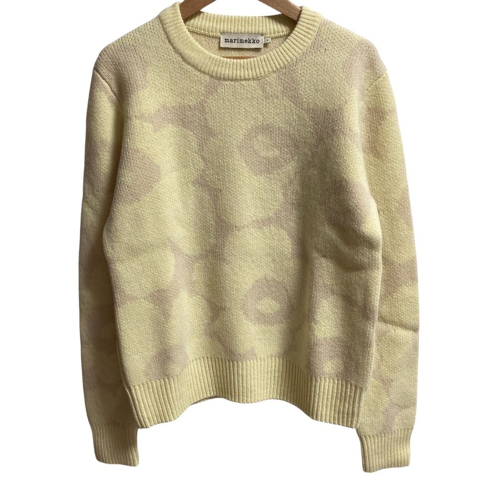 美品 marimekko マリメッコ ウニッコ ジャガード ニット プルオーバー