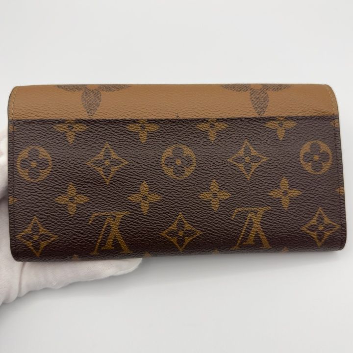 国内正規品　ICチップ　ヴィトン財布　ポルトフォイユサラ　モノグラムアンプラント 国内正規品 最短当日発送 最新ICチップ（RFID）内蔵 ヴィトン財布