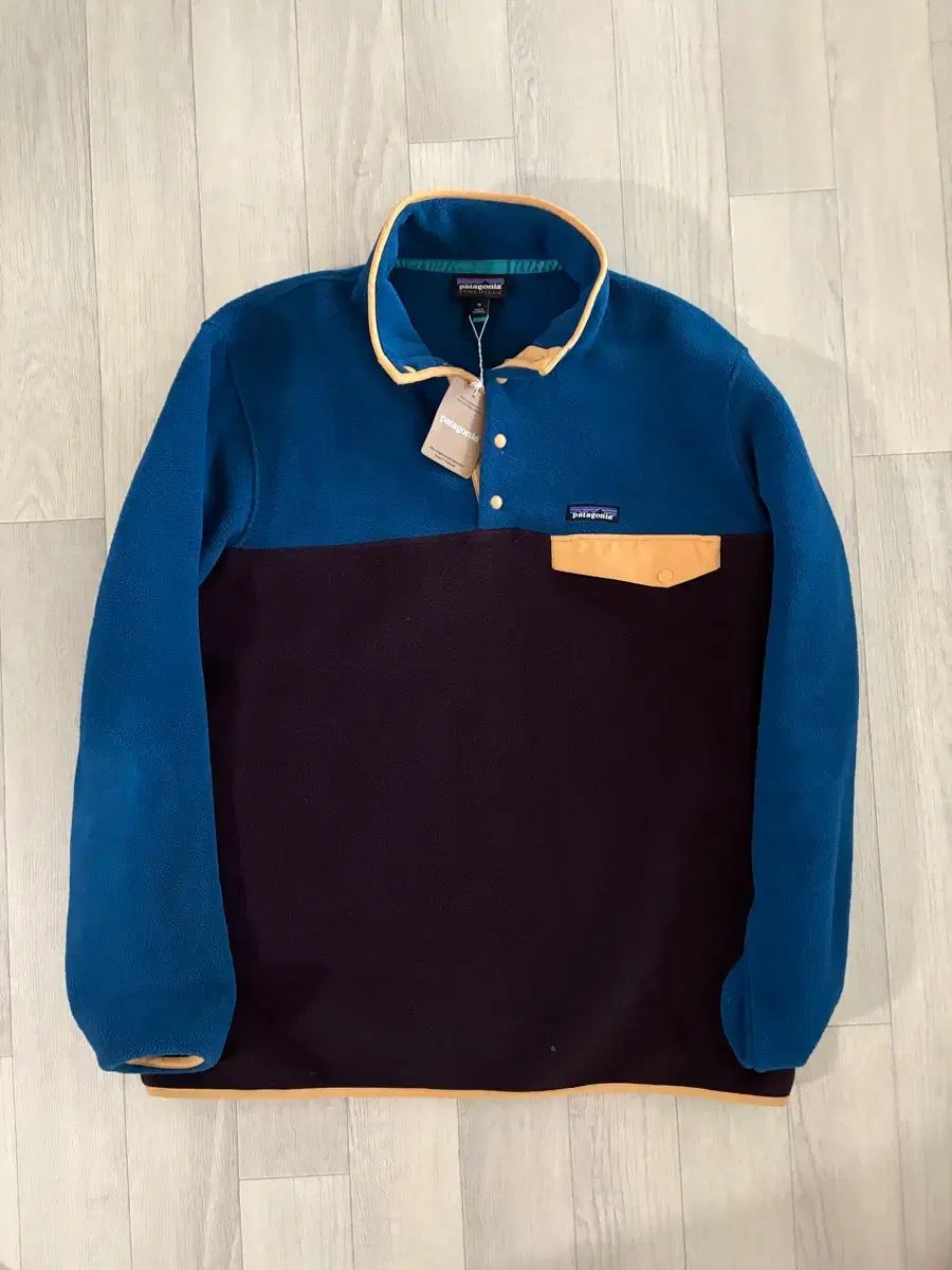 patagonia パタゴニア Synchilla シンチラ ブルーイェローブラウン XL