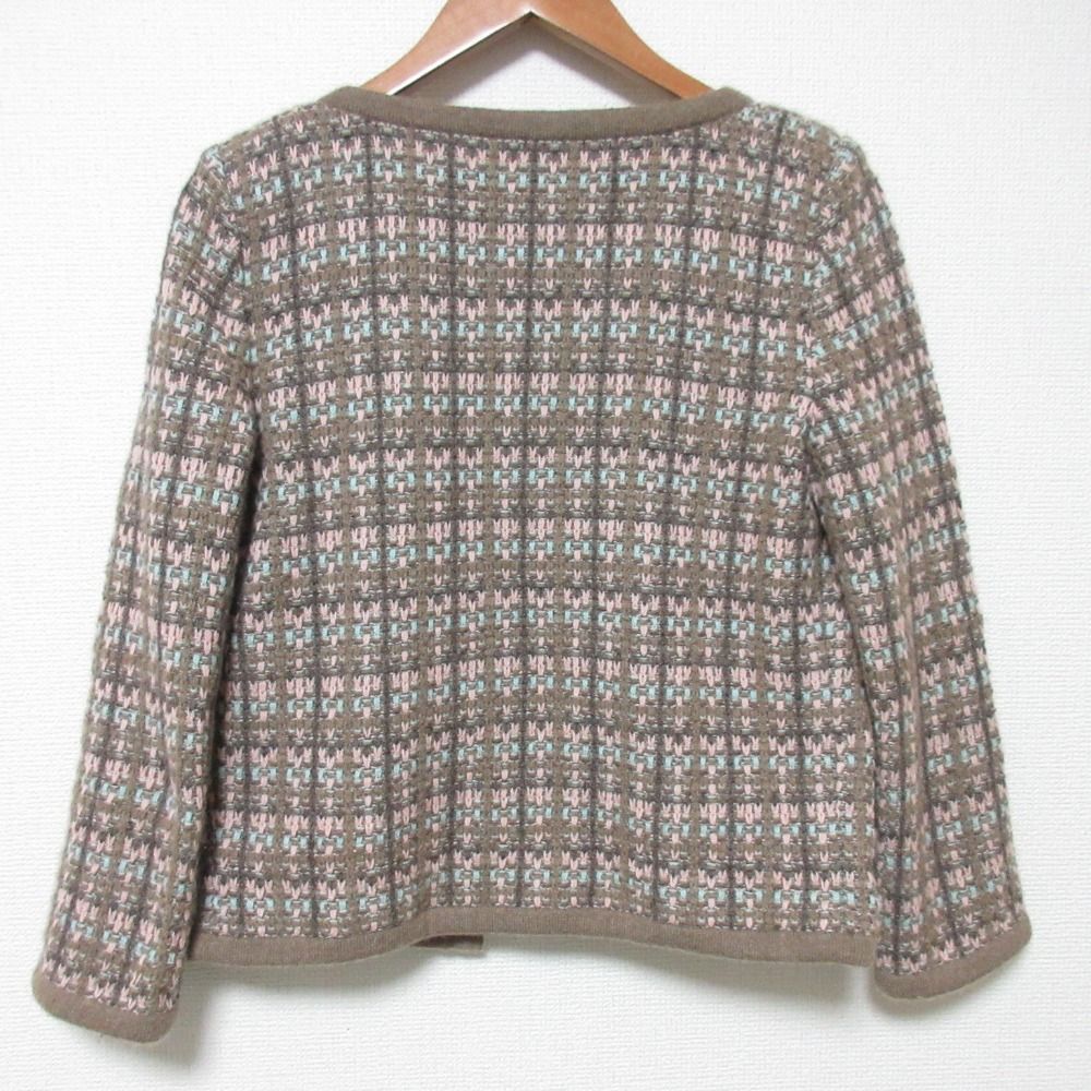 美品 FOXEY フォクシー カシミヤ ニット ジャケット 29411 サイズ38