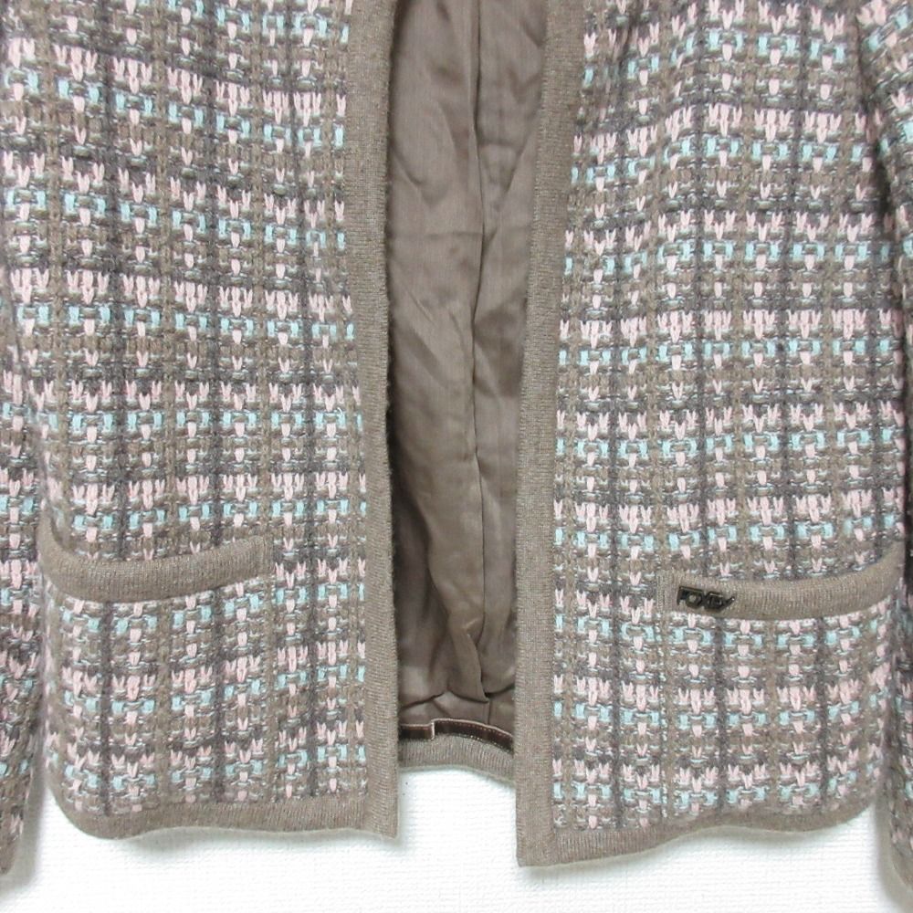美品 FOXEY フォクシー カシミヤ ニット ジャケット 29411 サイズ38
