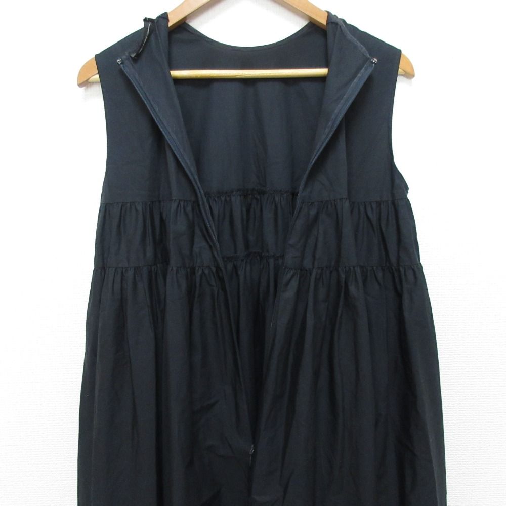 YOKO CHAN ヨーコチャン ノースリーブ ロング ティアード ギャザー