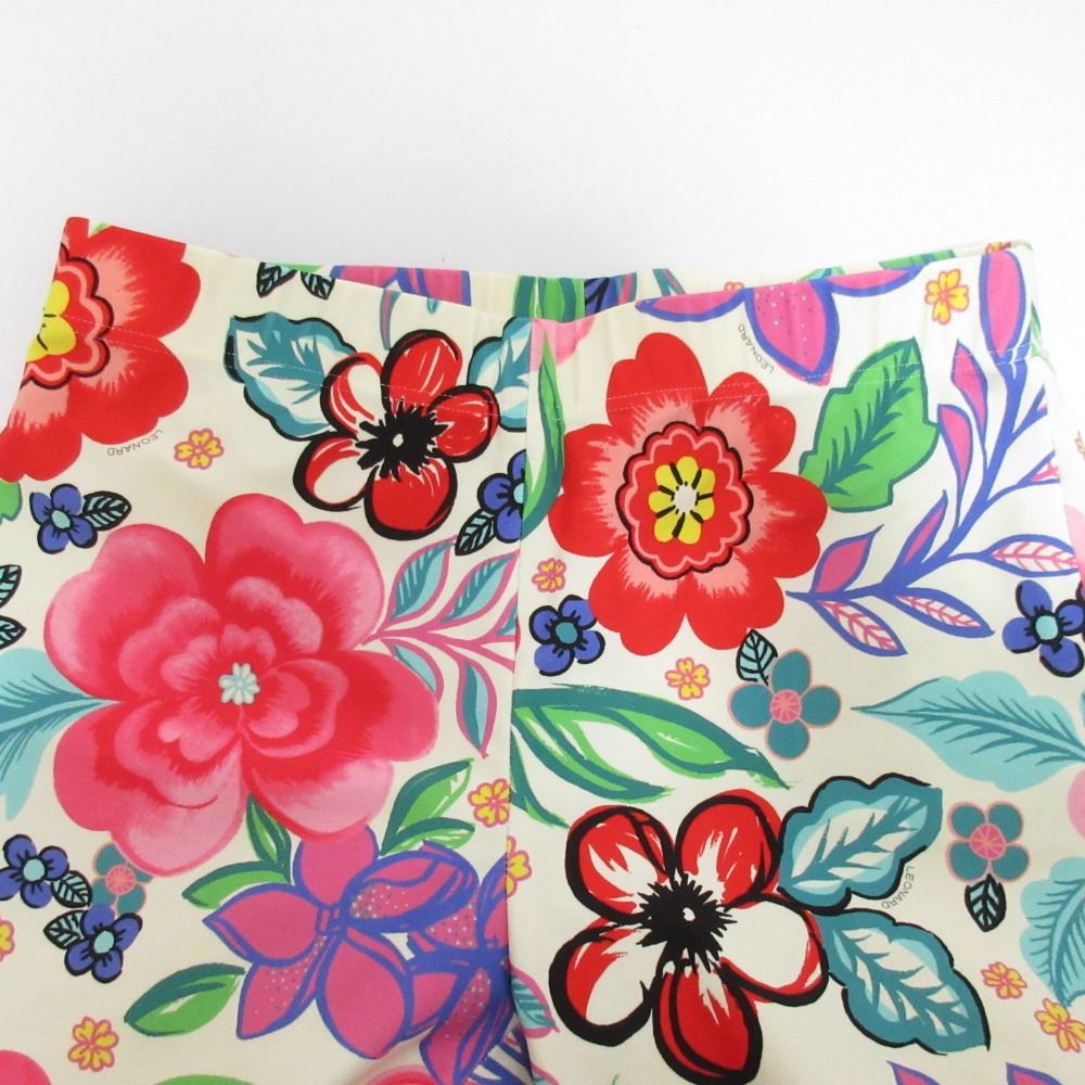 良品 LEONARD SPORT レオナールスポーツ フラワープリント ストレッチ