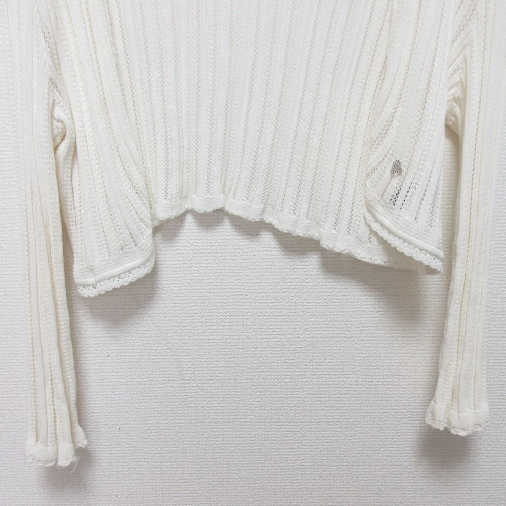 良品 LEONARD レオナール レーシーニット ボレロ クロップド