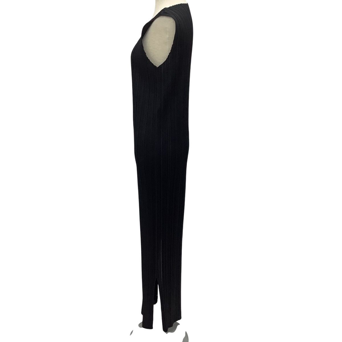 PLEATS PLEASE ブラック ワンピース サイズ4 PLEATS PLEASE プリーツプリーズ イッセイミヤケ PP04-JH616 プリーツ