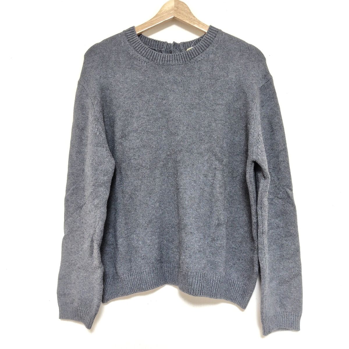 MUSE de Deuxieme Classe グレー ニット 長袖セーター MUSE de DEUXIEME CLASSE(ミューズデドゥーズィエムクラス) 長袖