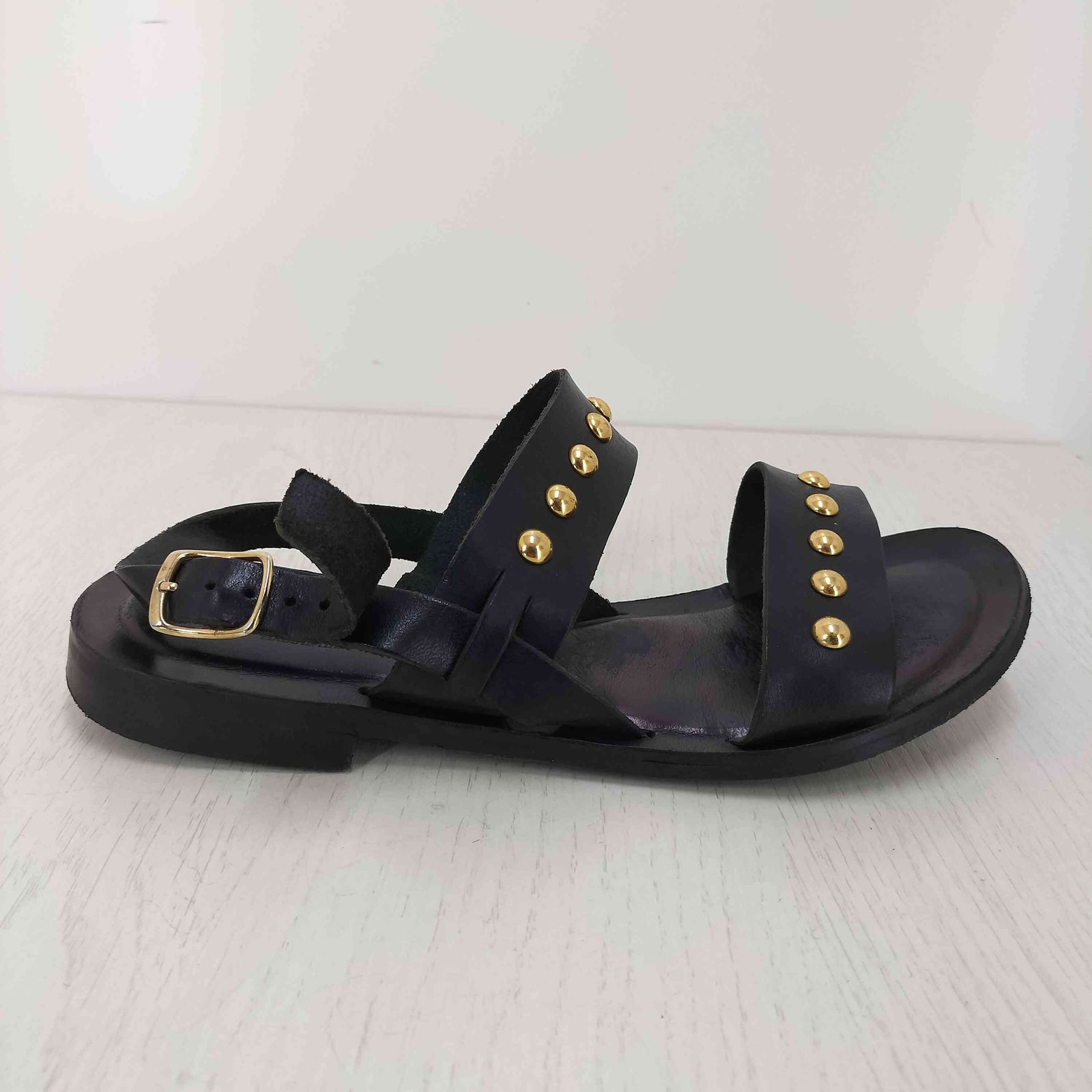 コルソローマノーヴェ CORSO ROMA 9 スタッズ レザーサンダル