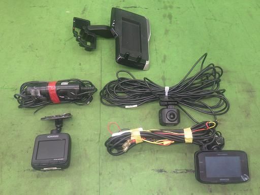 【中古】ケンウッド ドラレコ2点 スマホトレー セット