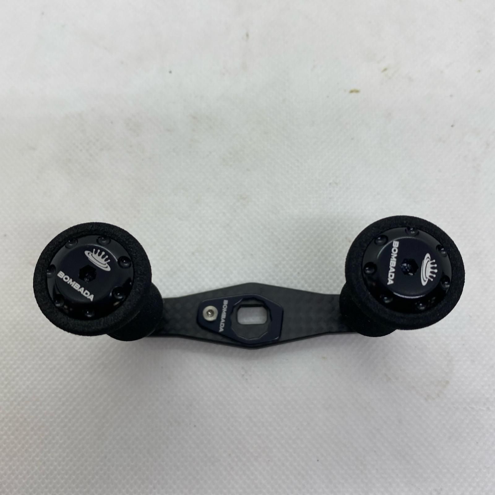  ΨΨBOMBADA カスタムハンドル マニベラ ダイワ アブ右用 ブラック その他 フィッシングツール