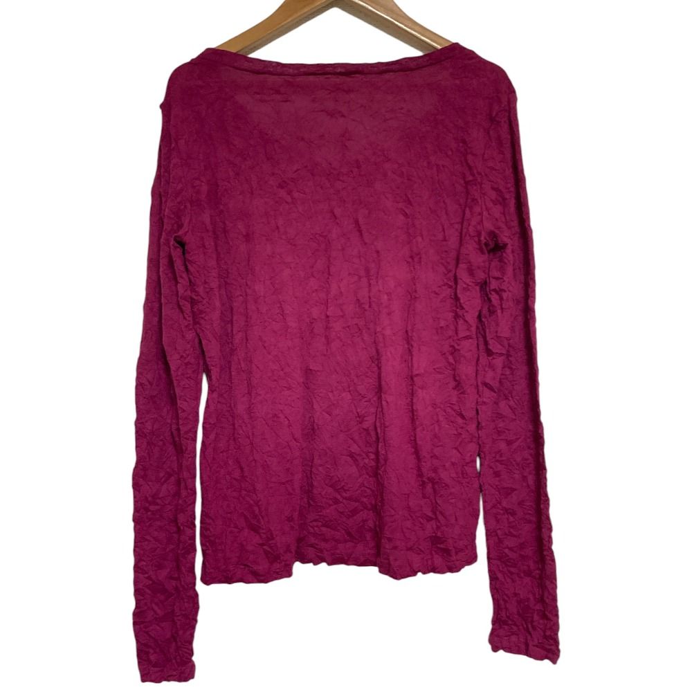 美品 me ISSEY MIYAKE イッセイミヤケ シワ加工 ロングスリーブ