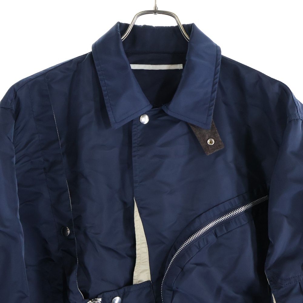 Tamme (タム) AFV BA M89 MA-1 ナイロン ジャケット ブルゾン ネイビー