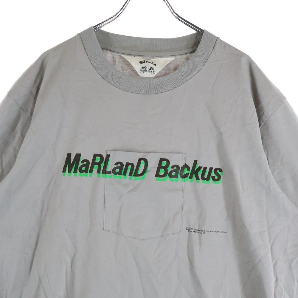 SUNSEA (サンシー) 25SS 30TH MaRlanD Backus Print Tee フロント 