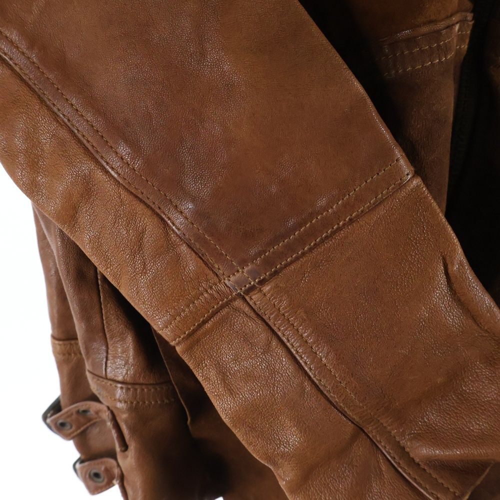 SHARE SPIRIT (シェアスピリット) シープレザー フーデッド ジップ