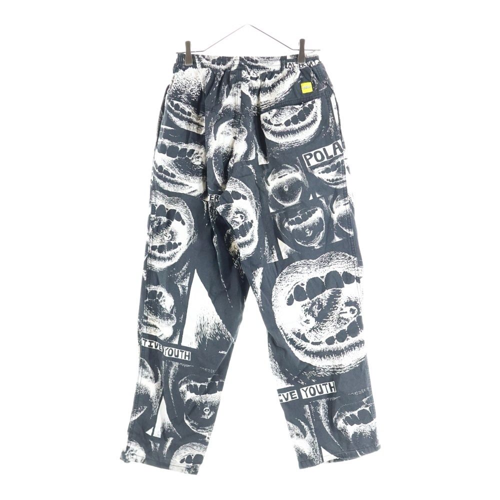 POLAR SKATE CO ポーラー 19 AW x iggy nyc イギーニューヨーク ALTERNATIVE YOUTH SURF PANTS オルタナティブサーフパンツ スウェットパンツ ブラック|ホワイト