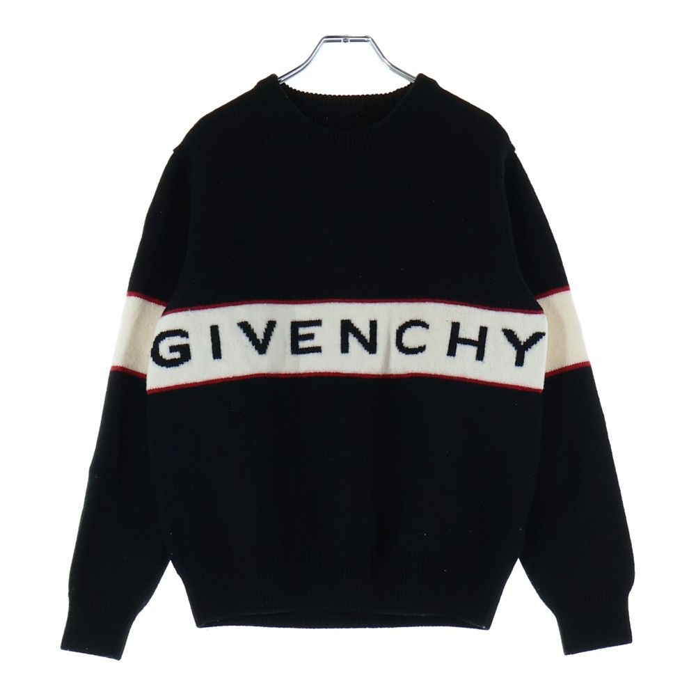 GIVENCHY (ジバンシィ) 18AW ロゴジャガード クルーネック プル GIVENCHY (ジバンシィ) 18AW ロゴジャガード クルーネック プル