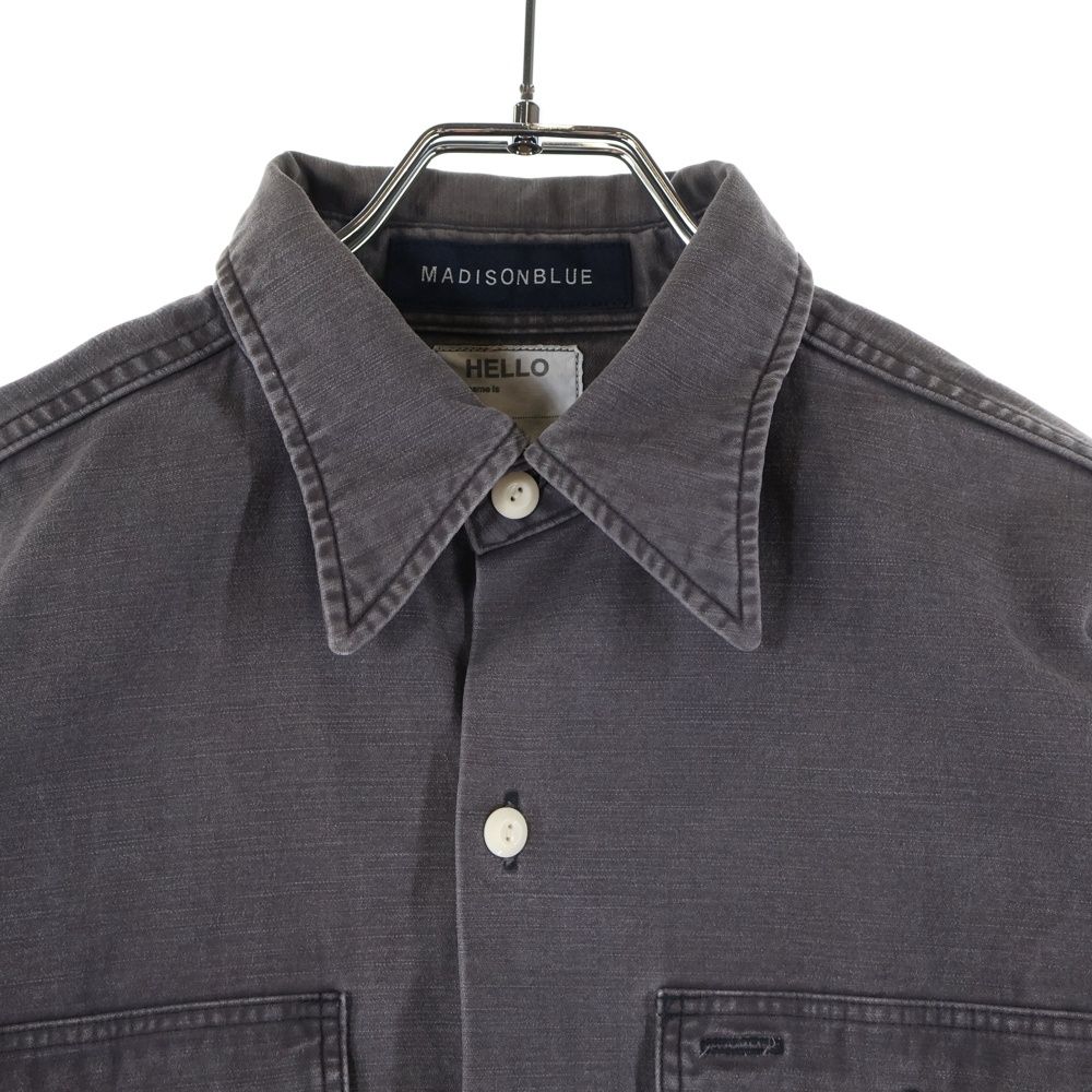 MADISONBLUE (マディソンブルー) HAMPTON BACK SATIN SHIRT ハンプトン