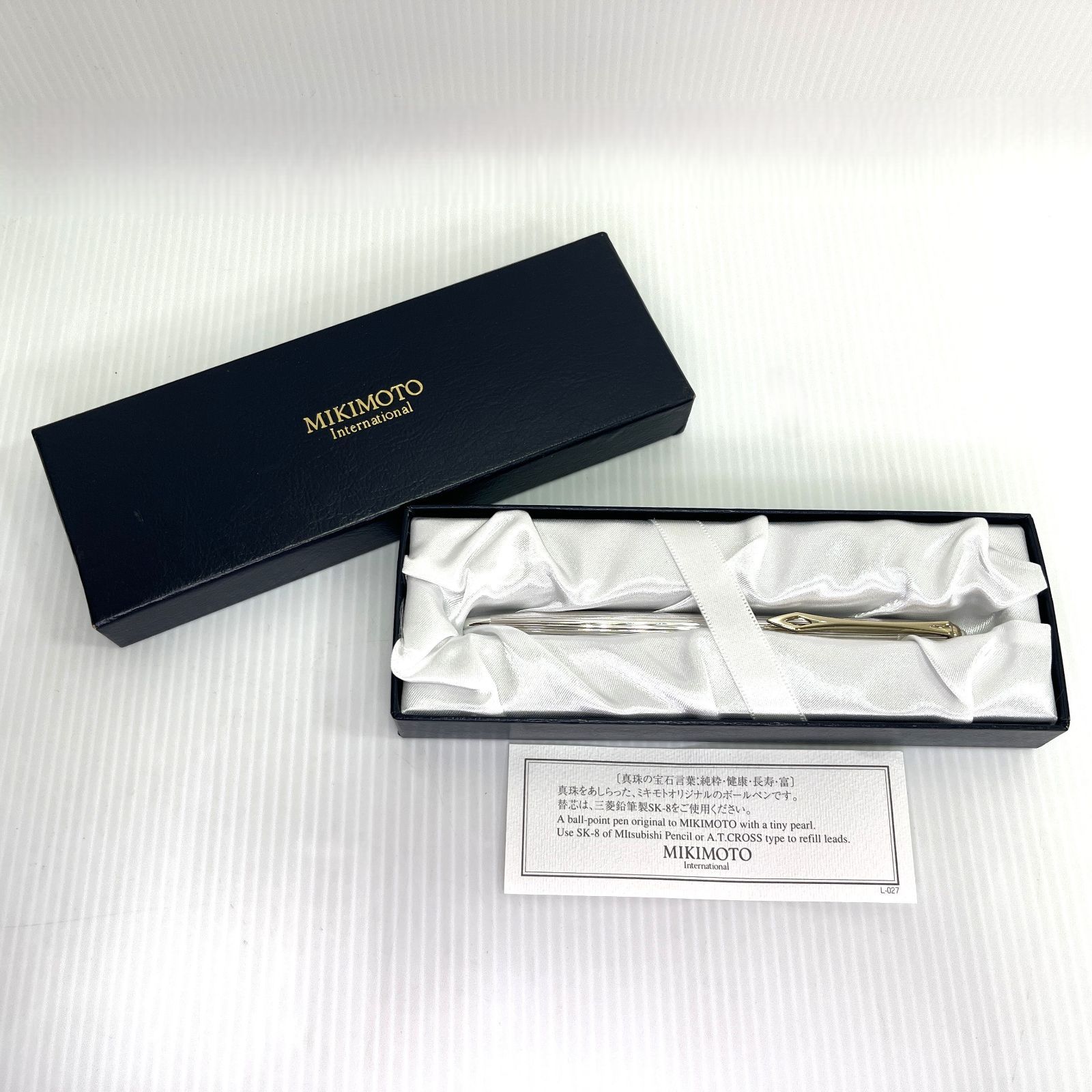 未使用】MIKIMOTO ミキモトインターナショナル ボールペン 箱付き 