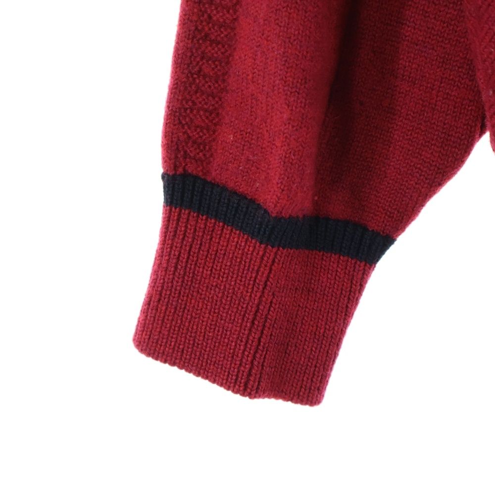 KENZO (ケンゾー) 胸ロゴデザイン カラー切り替え ニット セーター
