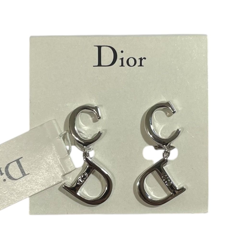 未使用 Christian Dior クリスチャンディオール CDロゴ イヤリング