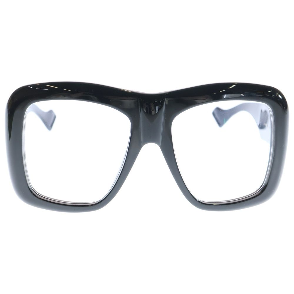 GUCCI グッチ サイドGGロゴ スクエア サングラス アイウェア メガネ 眼鏡 ブラック GG 0498 S