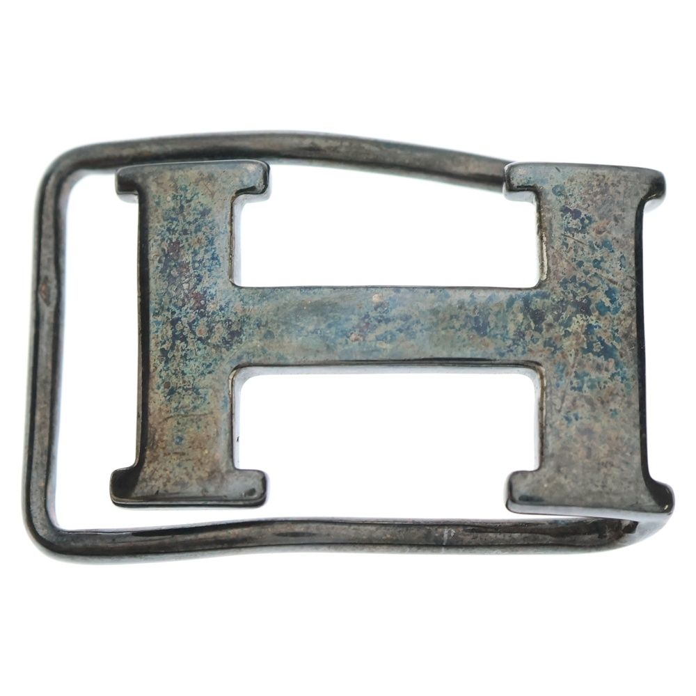 HERMES (エルメス) コンスタンス Hロゴ マネークリップ シルバー