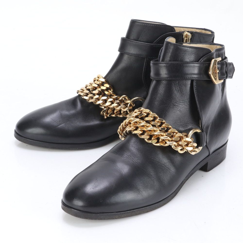 美品 FRANKIE MORELLO フランキーモレロ レザー ショート ブーツ 